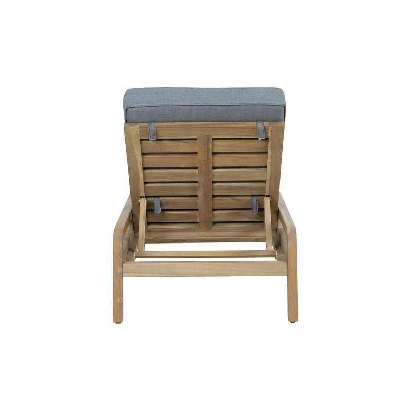 Cargue la imagen en el visor de la galería, Camastro de madera Clovis, color natural - HUC23259