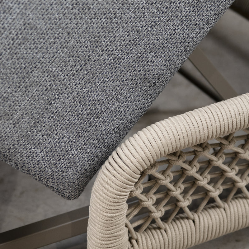 Cargue la imagen en el visor de la galería, Camastro de Aluminio COBBLE de Olefina - DU025