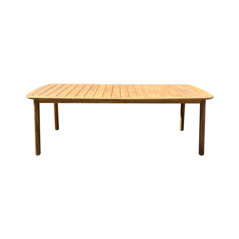 Cargue la imagen en el visor de la galería, Comedor de madera 2.3m*1.00m con 8 sillas FREEPORT