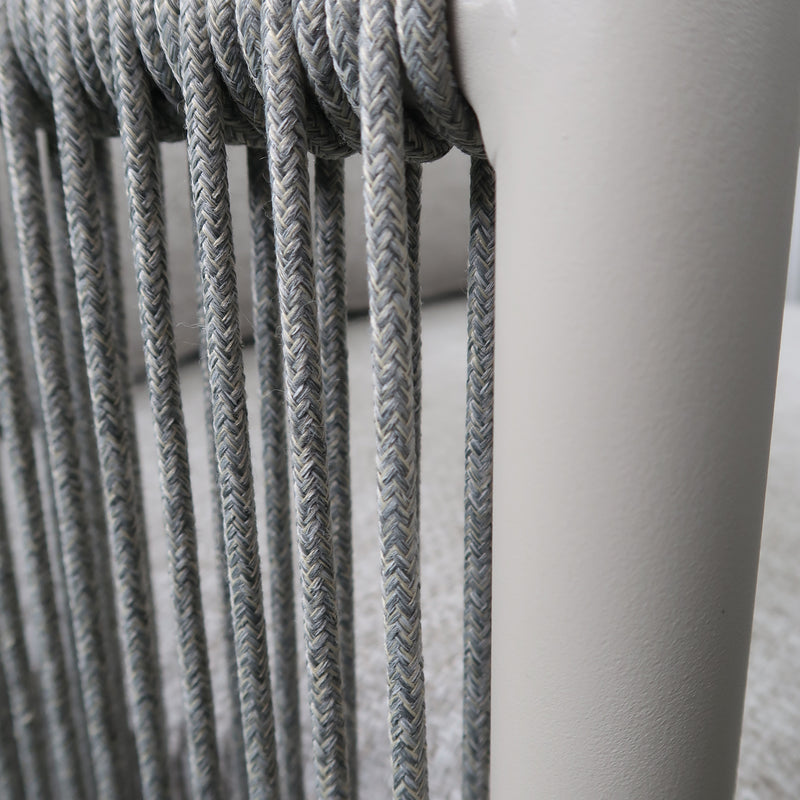 Cargue la imagen en el visor de la galería, Comedor Lara color champagne y gris - GLAE39942312KD-COM