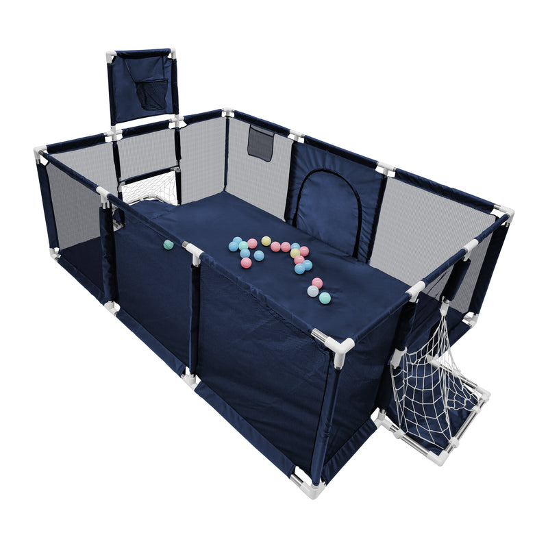 Cargue la imagen en el visor de la galería, Corral-alberca de pelotas infantil color Azul - 2099-AZ