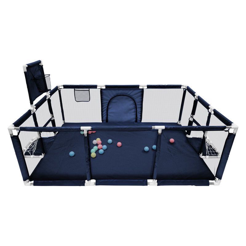 Cargue la imagen en el visor de la galería, Corral-alberca de pelotas infantil color Azul - 2099-AZ