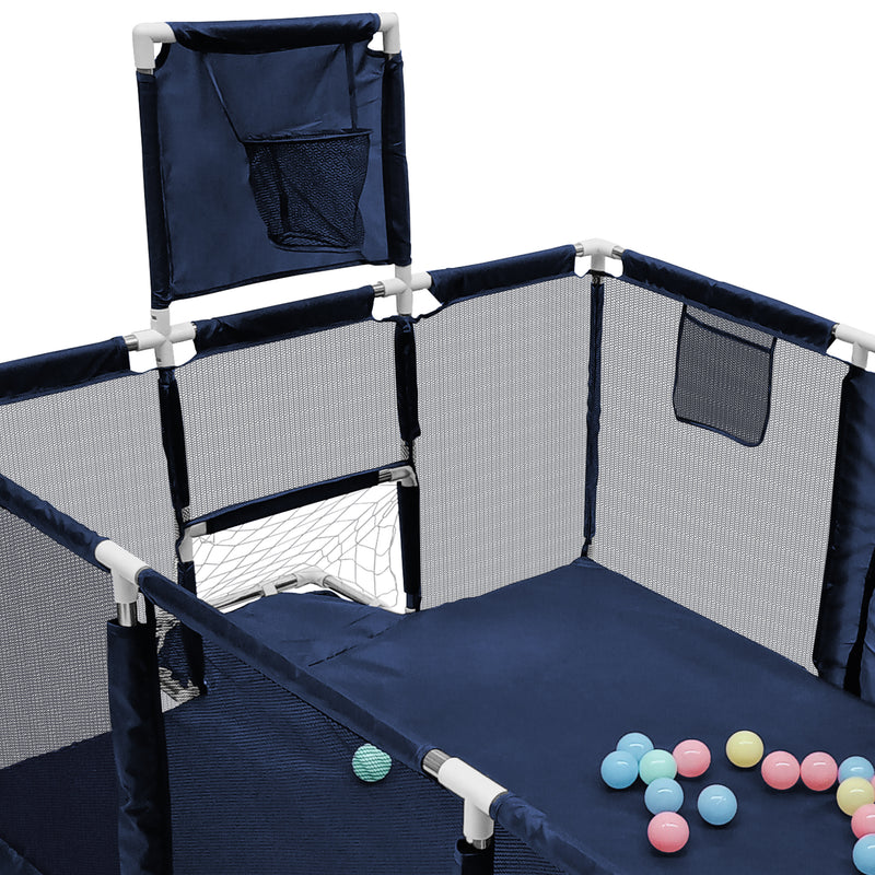 Cargue la imagen en el visor de la galería, Corral-alberca de pelotas infantil color Azul - 2099-AZ