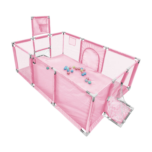 Corral-Alberca de pelotas infantil color Rosa - 2099-PINK