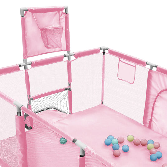 Corral-Alberca de pelotas infantil color Rosa - 2099-PINK