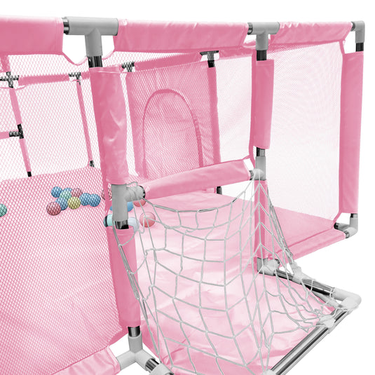 Corral-Alberca de pelotas infantil color Rosa - 2099-PINK