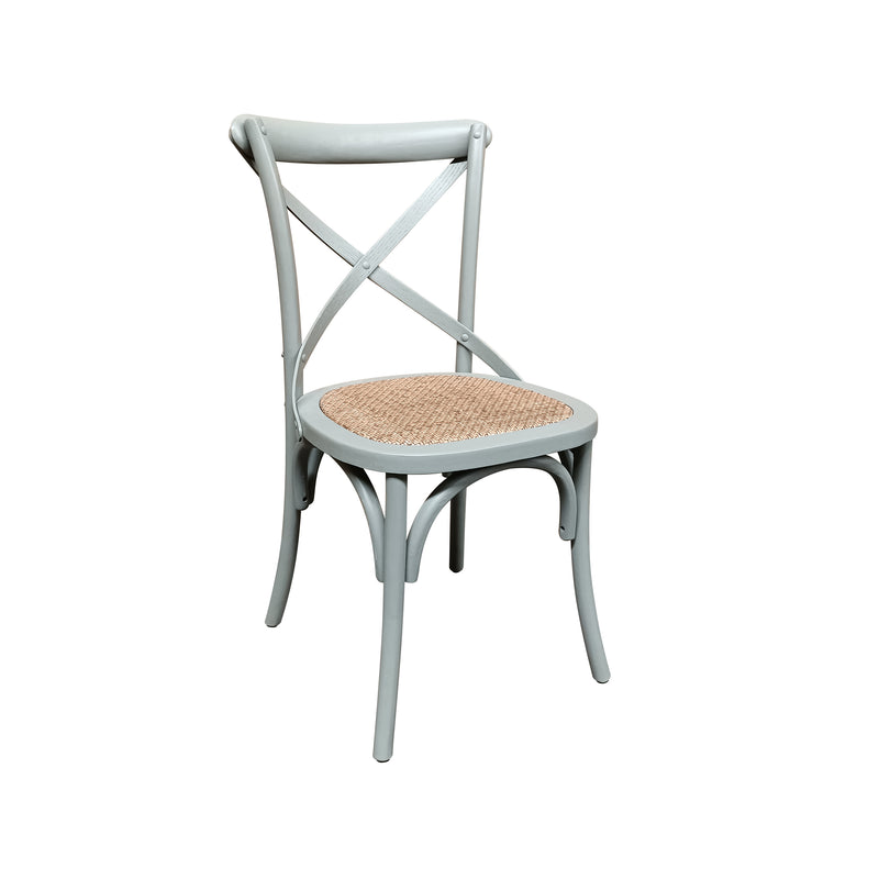 Cargue la imagen en el visor de la galería, Silla de madera para interior Cross color gris - XN6043GREY