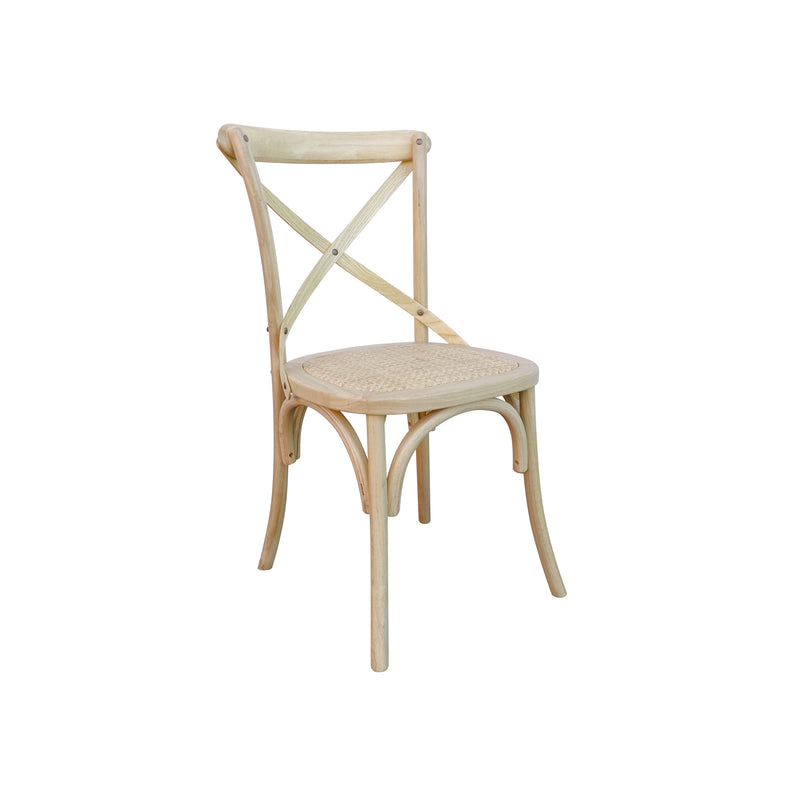 Cargue la imagen en el visor de la galería, Silla de madera para interior Cross color natural - XN6043NATTURAL