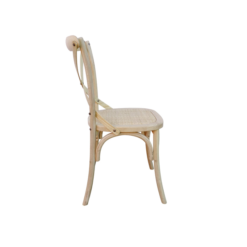 Cargue la imagen en el visor de la galería, Silla de madera para interior Cross color natural - XN6043NATTURAL