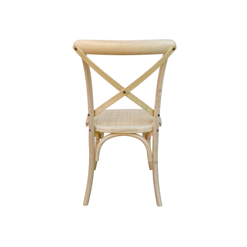 Cargue la imagen en el visor de la galería, Silla de madera para interior Cross color natural - XN6043NATTURAL