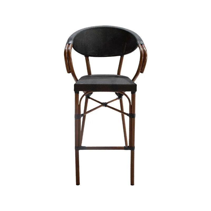 Cargue la imagen en el visor de la galería, Silla Alta de Textileno para Exterior e Interior Color Carbon/Cafe DONIA -T27