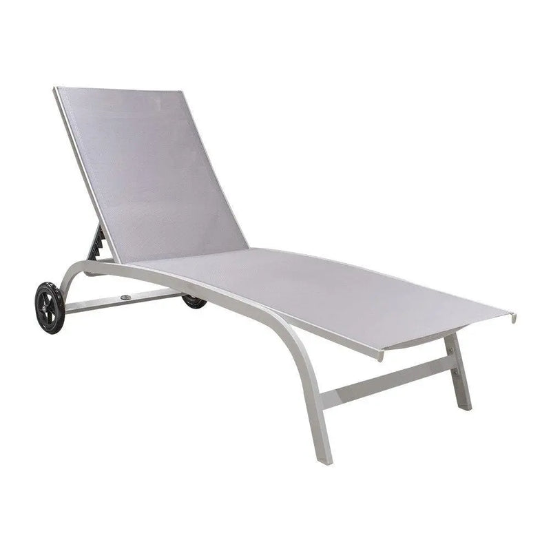 Cargue la imagen en el visor de la galería, Camastro para interior o exterior Blanco VENECIA-HLT78