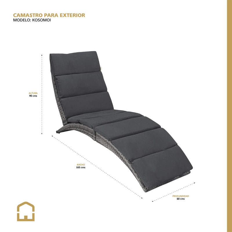 Cargue la imagen en el visor de la galería, Camastro para interior o exterior KOSOMOI -CAMA3