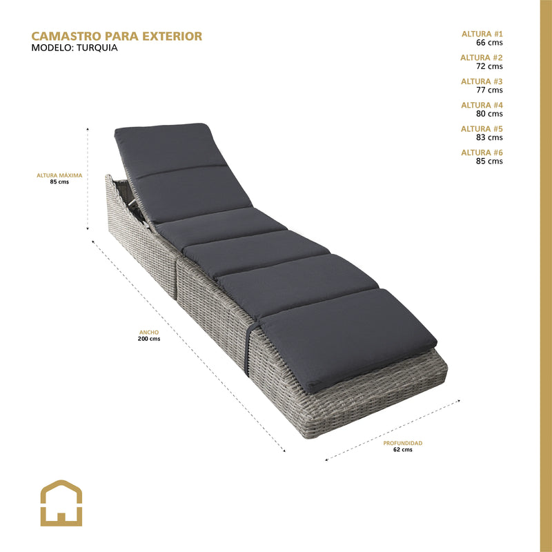 Cargue la imagen en el visor de la galería, Camastro para interior o exterior TURKIA -CAMA1