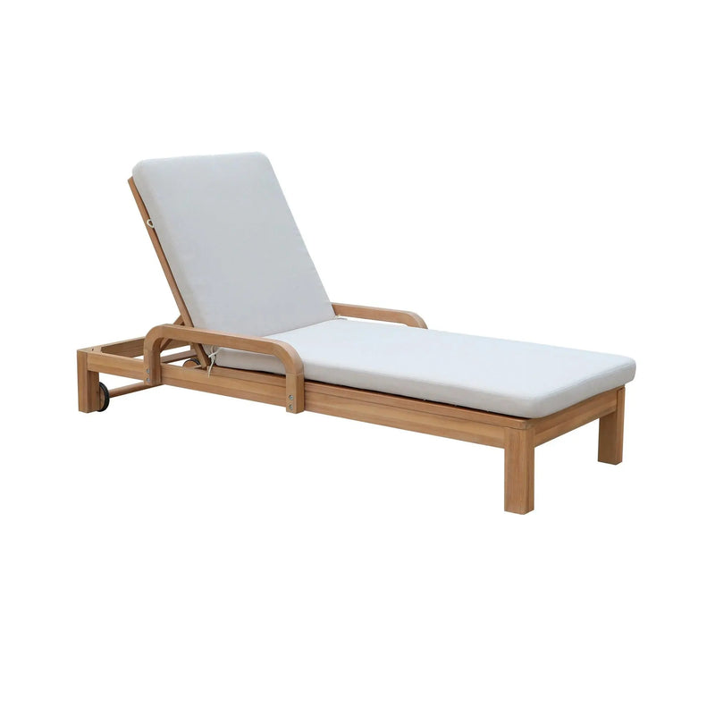 Cargue la imagen en el visor de la galería, Camastro para interior o exterior de Madera Color Blanco RIMINI -HUC26179