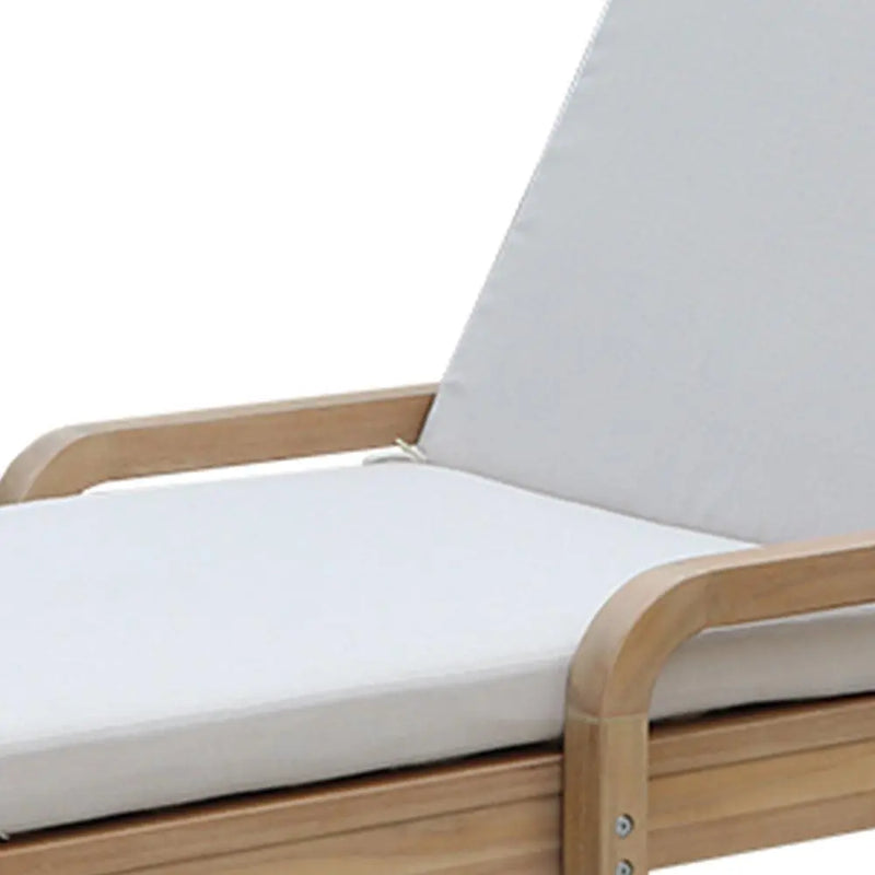 Cargue la imagen en el visor de la galería, Camastro para interior o exterior de Madera Color Blanco RIMINI -HUC26179