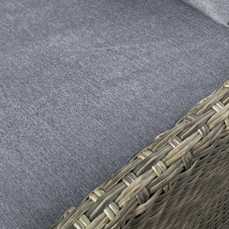 Cargue la imagen en el visor de la galería, Camastro para interior o exterior de rattan Color Carbon DAYBED-HU39747 CasaEaster