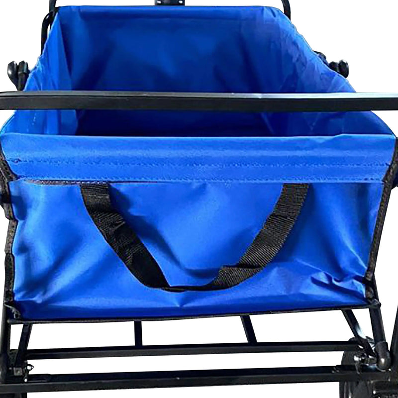 Cargue la imagen en el visor de la galería, Carrito plegable Azul, Vagón portátil de Gran Capacidad Para Exterior WAGON -WG-01B CasaEaster