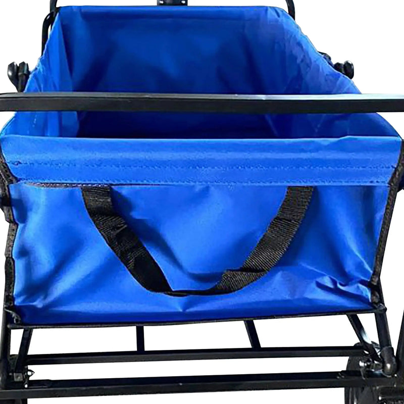 Cargue la imagen en el visor de la galería, Carrito plegable Azul, Vagón portátil de Gran Capacidad Para Exterior WAGON -WG-01B CasaEaster
