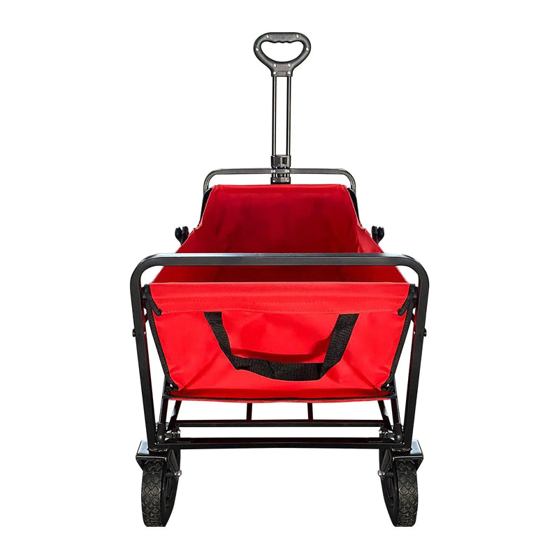 Cargue la imagen en el visor de la galería, Carrito plegable Rojo, Vagón portátil de Gran Capacidad Para Exterior WAGON-WG-01