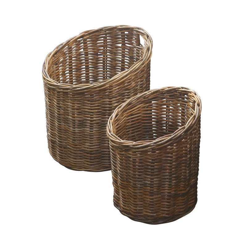 Cargue la imagen en el visor de la galería, Cestos Juego de 2pz Color Natural LAUNDRY -30468