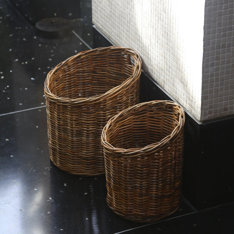 Cargue la imagen en el visor de la galería, Cestos Juego de 2pz Color Natural LAUNDRY -30468