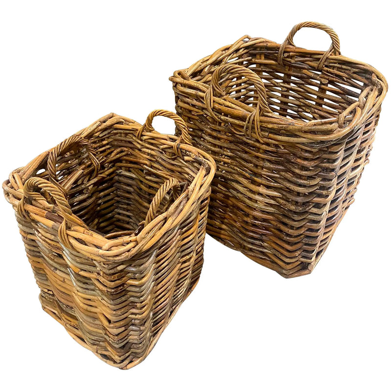 Cargue la imagen en el visor de la galería, Cestos Juego de 4pz Color Natural SAINT-31350