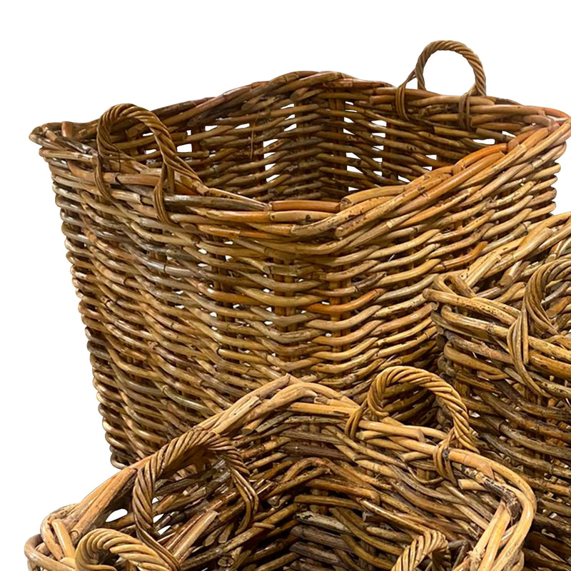 Cargue la imagen en el visor de la galería, Cestos Juego de 4pz Color Natural SAINT-31350