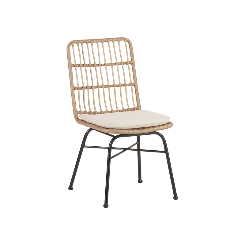 Cargue la imagen en el visor de la galería, Silla Charllote color natural Est Ratan - RX1044