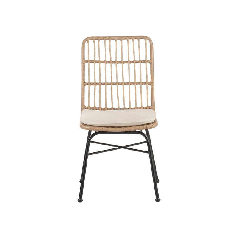 Cargue la imagen en el visor de la galería, Silla Charllote color natural Est Ratan - RX1044