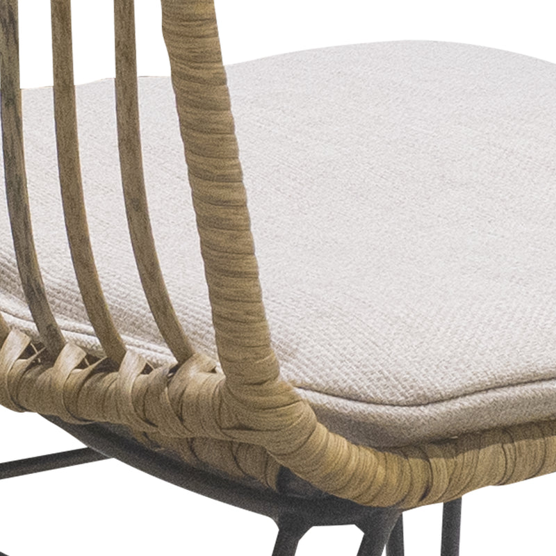 Cargue la imagen en el visor de la galería, Silla Charllote color natural Est Ratan - RX1044