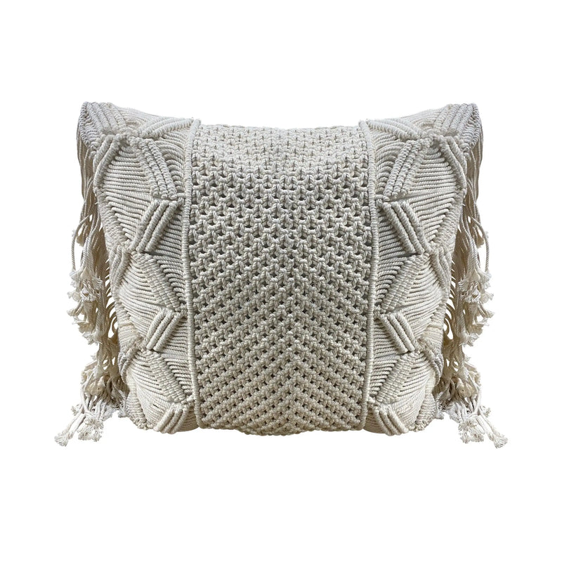 Cargue la imagen en el visor de la galería, Cojín Entretejido Color Natural ARENA-CJ001