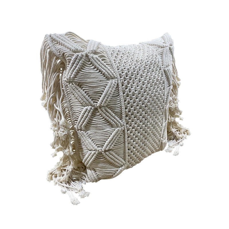 Cargue la imagen en el visor de la galería, Cojín Entretejido Color Natural ARENA-CJ001