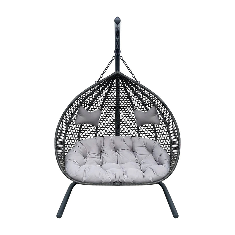 Cargue la imagen en el visor de la galería, Columpio de Acero para interior o exterior HANGING-Y9129-G CasaEaster