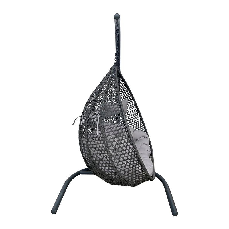 Cargue la imagen en el visor de la galería, Columpio de Acero para interior o exterior HANGING-Y9129-G CasaEaster