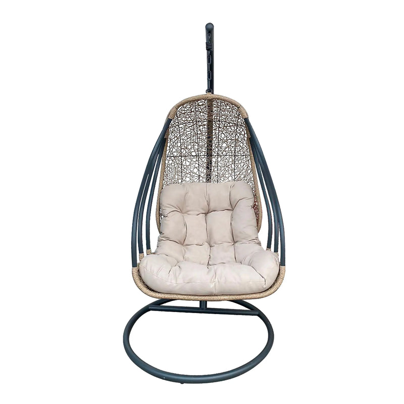 Cargue la imagen en el visor de la galería, Columpio de Acero para interior o exterior HANGING-Y9175 CasaEaster