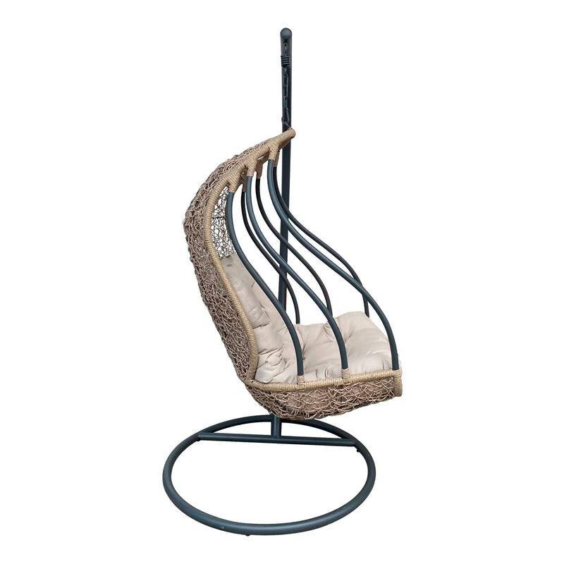 Cargue la imagen en el visor de la galería, Columpio de Acero para interior o exterior HANGING-Y9175 CasaEaster