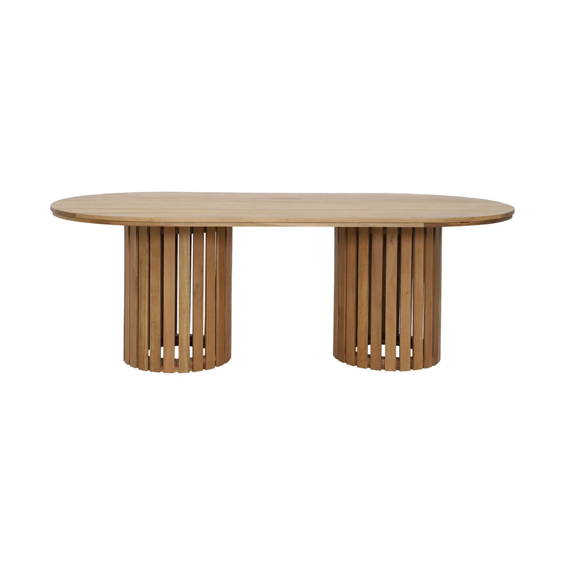 Cargue la imagen en el visor de la galería, Comedor de Madera Ovalado Bench CasaEaster