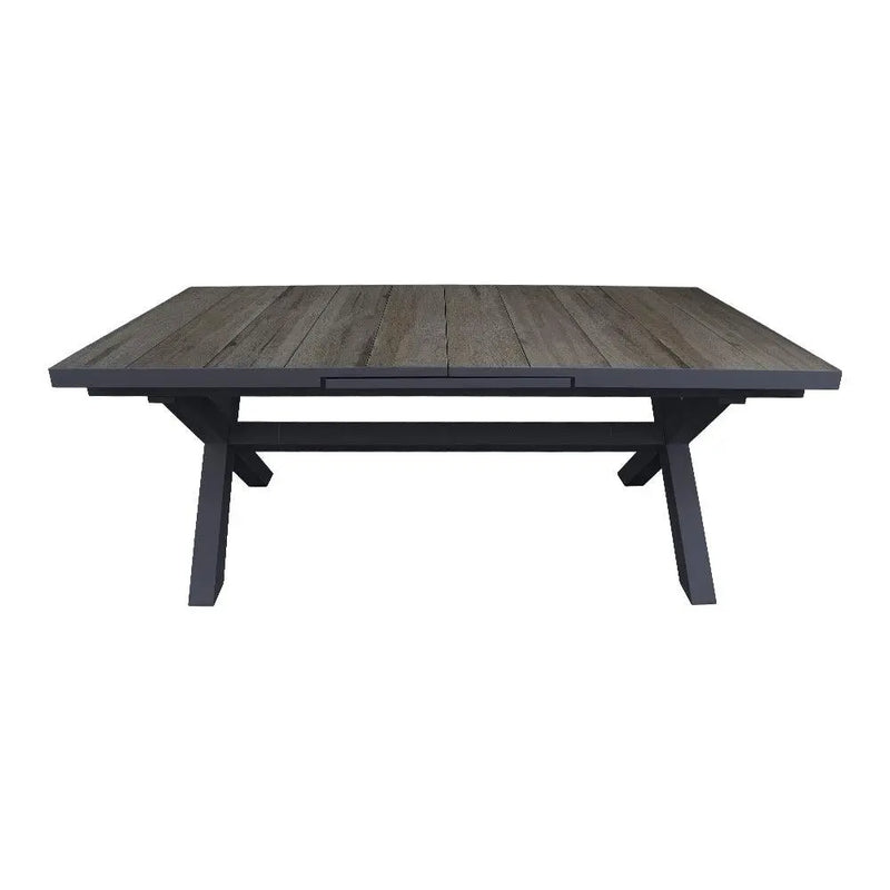 Cargue la imagen en el visor de la galería, Comedor Expandible 2 M / 2.6 M para Exterior o Jardin de Lujo Sultan + 8 Koshem Carbon