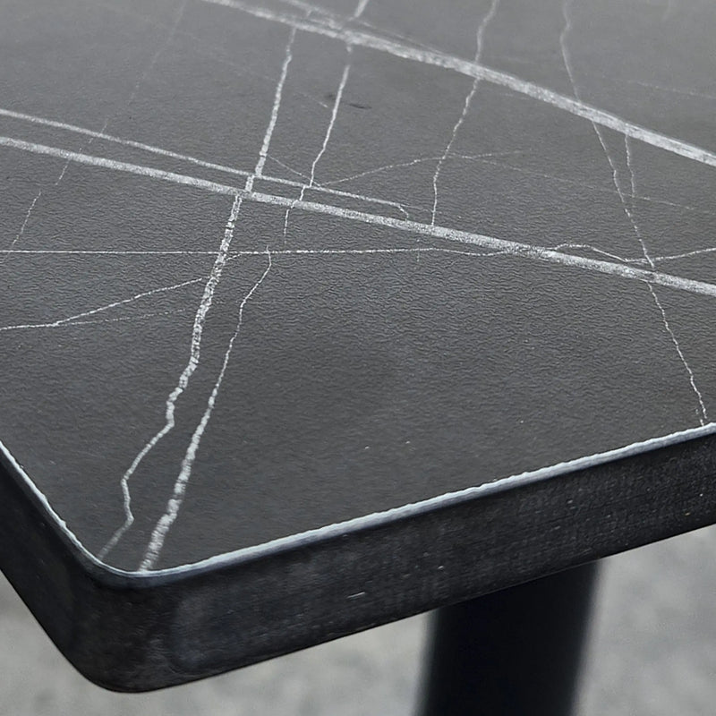 Cargue la imagen en el visor de la galería, Comedor para restaurante, con base plegable color Negro KOS-MA70-OBR-KOS-MA70-OBR CasaEaster