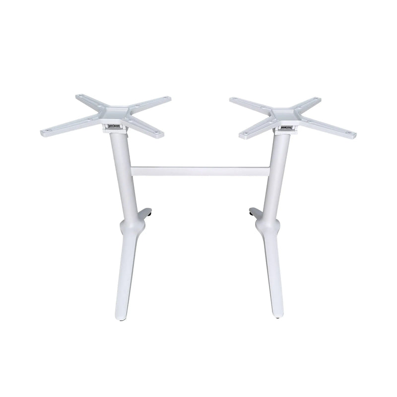 Cargue la imagen en el visor de la galería, Comedor para restaurante, con base plegable color blanco HERI-MAR120-EZ-HERI-MAR120-EZ CasaEaster