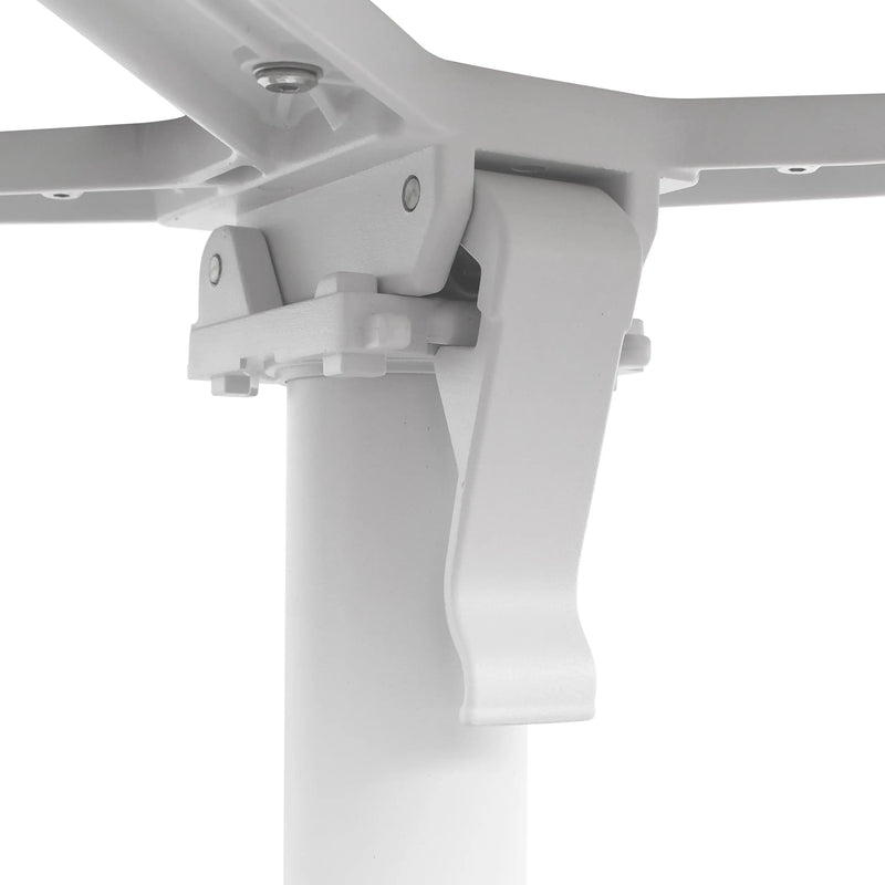 Cargue la imagen en el visor de la galería, Comedor para restaurante, con base plegable color blanco HERI-MAR120-EZ-HERI-MAR120-EZ CasaEaster