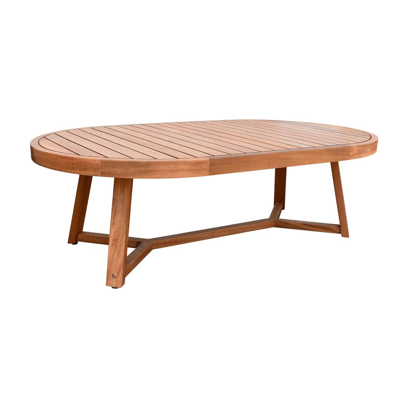Cargue la imagen en el visor de la galería, Mesa De Centro Ovalada 1.3 M de Madera OVER-HUC29049