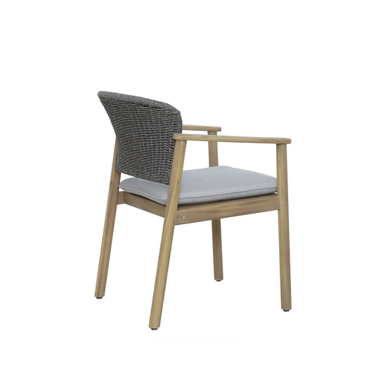 Silla de Madera Freeport Gris - HUC40138