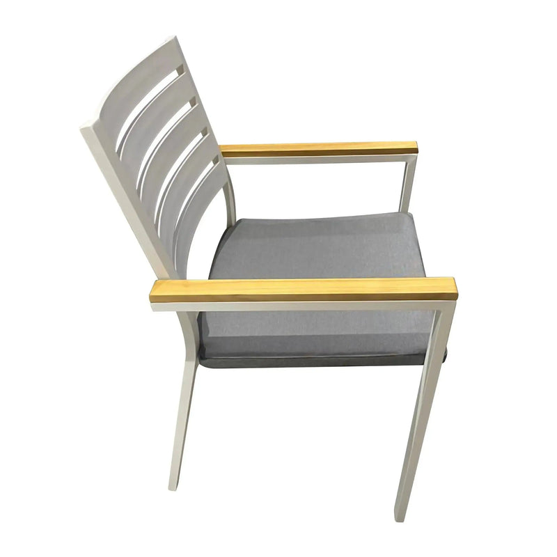 Cargue la imagen en el visor de la galería, Copia de Silla para Exterior e Interior de Aluminio Color Blanco CLAY- GL3A5095210YM CasaEaster