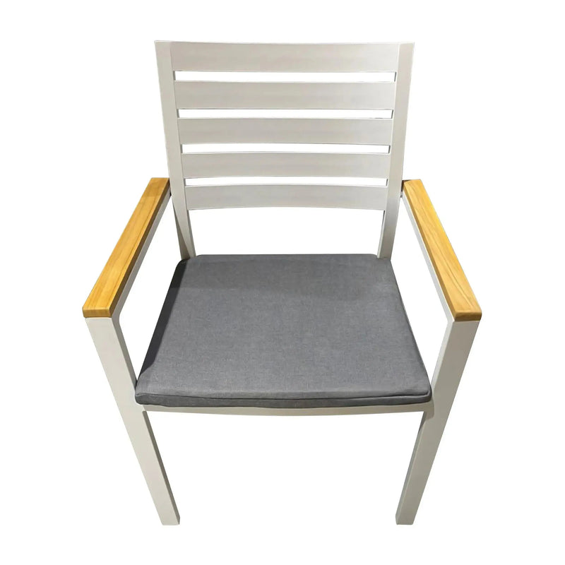 Cargue la imagen en el visor de la galería, Copia de Silla para Exterior e Interior de Aluminio Color Blanco CLAY- GL3A5095210YM CasaEaster