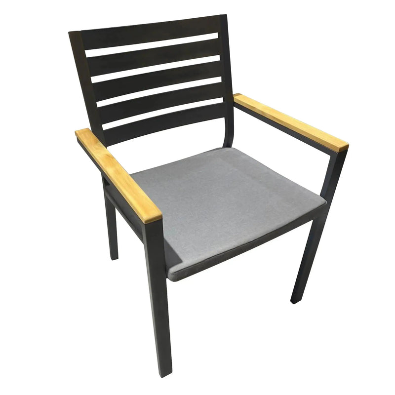 Load image into Gallery viewer, Copia de Silla para Exterior e Interior de Aluminio Color Bronce CLAY -55273 CasaEaster