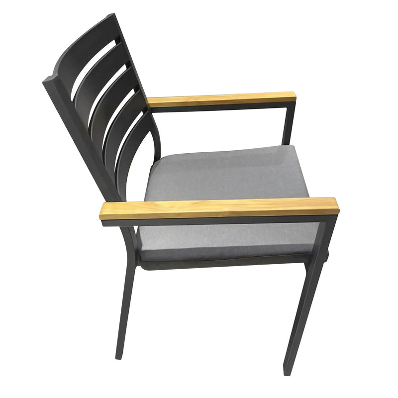 Load image into Gallery viewer, Copia de Silla para Exterior e Interior de Aluminio Color Bronce CLAY -55273 CasaEaster