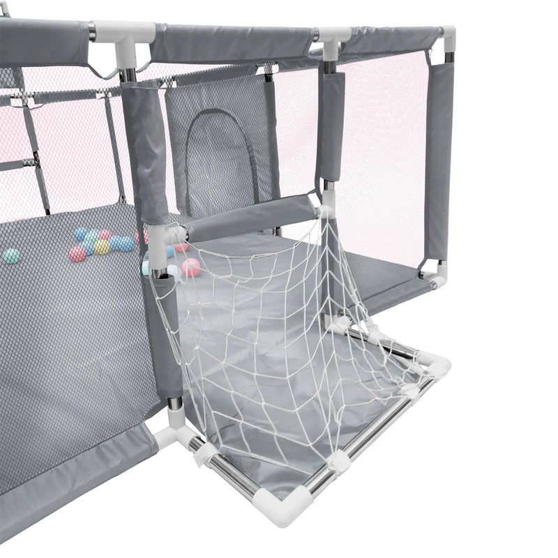 Cargue la imagen en el visor de la galería, Corral-alberca de pelotas infantil color Gris - Co-GR