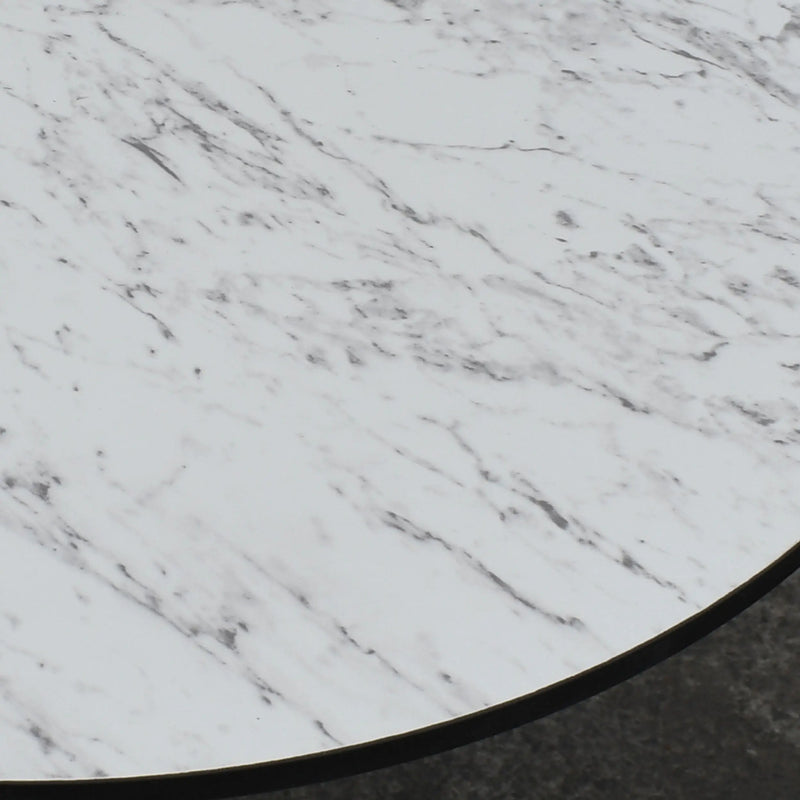 Cargue la imagen en el visor de la galería, Cubierta de mesa Laminado de Alta Presión HPL Color Blanco Jaspeado-MARMOT-7389-DIA60 CasaEaster